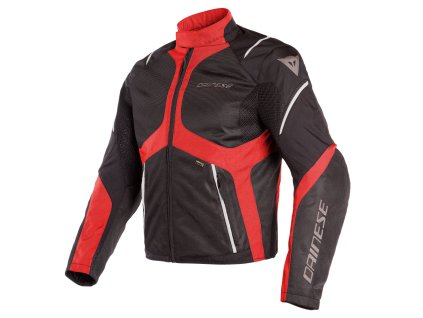 DAINESE SAURIS D-DRY Black/Tour-Red/Light-Gray