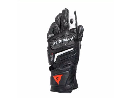 DAINESE CARBON 4 LONG LADY LEATHER GLOVES BLACK/WHITE