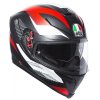 AGV K5 S MULTI PLK MARBLE MATT BLACK/WHITE/RED