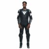 DAINESE TOSA 1 PCS LEATHER SUIT PERF. BLACK/WHITE