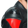 dainese racing 4 lava red black leather motorcycle jacket 146138 zoom