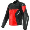dainese racing 4 lava red black leather motorcycle jacket 146130 zoom