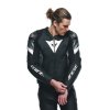 DAINESE AVRO 5 LEATHER JACKET BLACK/WHITE/ANTHRACITE