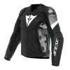 DAINESE AVRO 5 LEATHER JACKET BLACK/WHITE/ANTHRACITE