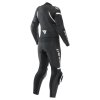 DAINESE FULMINEA 2PCS LEATHER SUIT BLACK/WHITE