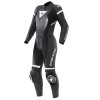 DAINESE FULMINEA 2PCS LEATHER SUIT BLACK/WHITE