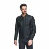 DAINESE FULCRO QDF LEATHER JACKET BLACK
