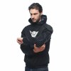 DAINESE DAEMON-X SAFETY HOODIE FULL ZIP BLACK/WHITE