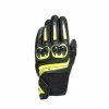 DAINESE MIG 3 UNISEX KOZENE RUKAVICE BLACK/FLUO-YELLOW