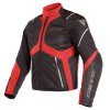 DAINESE SAURIS D-DRY Black/Tour-Red/Light-Gray