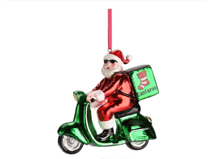 Vánoční Ozdoba Vespa Santa