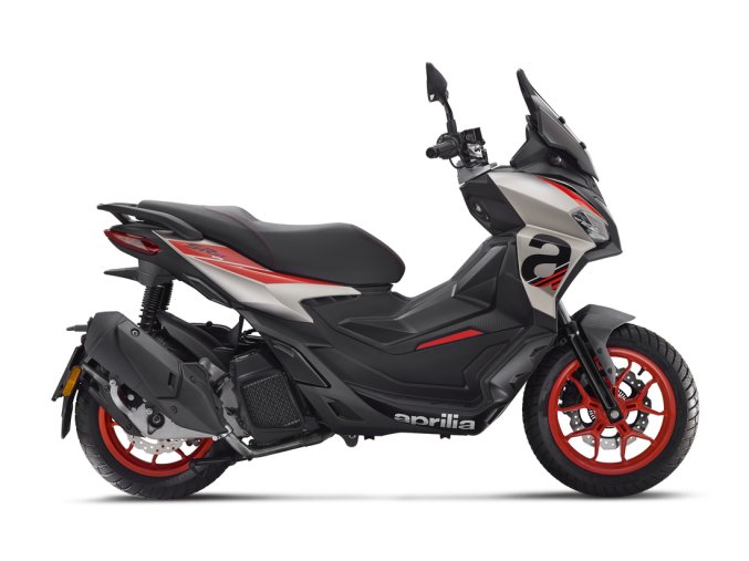 Aprilia SR GT Sport 125 Grigio Savana Lat dx 1100x786