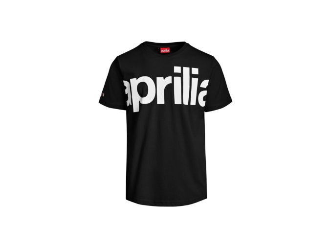 6076280M03B APRILIA LIFESTYLE MEN BLACK L Front 3480 4560