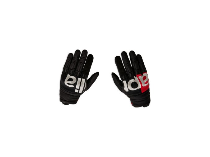 8T0003M03BLK APRILIA RIDER APPAREL GLOVES BLACK M FRONT 3480 4560