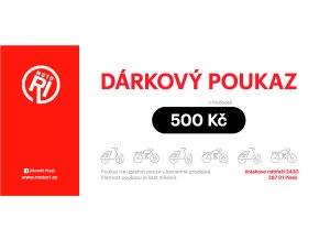 DARKOVY POUKAZ MOTORI 500