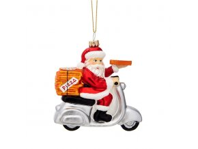 christmas tree decoration santa claus on scooter 38008800