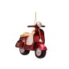 Vánoční Ozdoba Červená Vespa