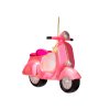 Vánoční Ozdoba Růžová Vespa