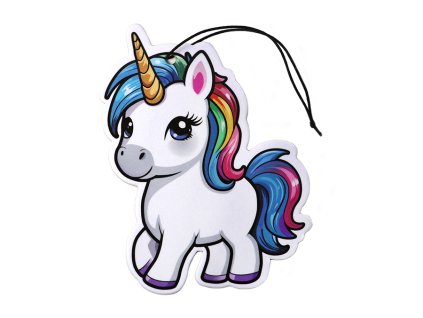 Závěsná vůně do auta - Jednorožec