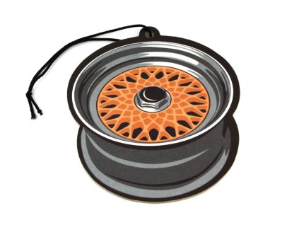 Závěsná vůně do auta - BBS RS style wheel