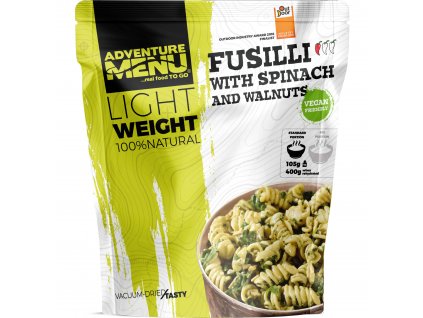 Pouch LW Fusilli with spinach