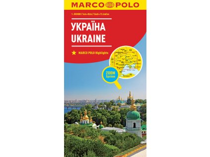 801 ukrajina 1 800 000 mapa s vyhlidkovymi trasami