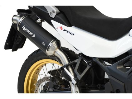 0022132 terminale alto sp 2 short black titanium honda xl750 transalp 2024