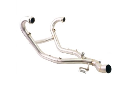 collettore marmitta senza catalizzatore in titanio con saldatura a vista bmw r12 ninet 1