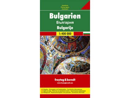 807 bulharsko 1 400 000 mapa s vyhlidkovymi trasami