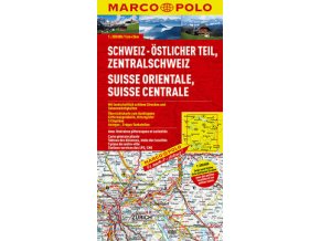 732 svycarsko vychod 1 200 000 mapa s vyhlidkovymi trasami