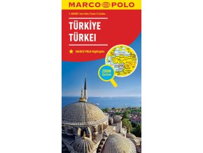 798 turecko 1 800 000 mapa s vyhlidkovymi trasami