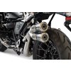 0021063 terminale doppio gp 07 alto acciaio cerakote black bmw r ninet 2021 2024
