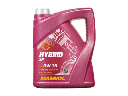 MANNOL HYBRID SP 0W 16 5 liter MANNOL HYBRID SP 0W 16 5 liter