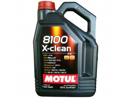 2201 1 motul 8100 x clean 5w 40 c3 5l