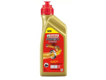 3437 castrol 4t power 1 scooter 5w 40 1l