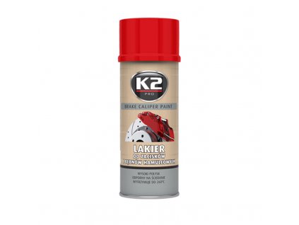 brake caliper 400ml cerveny na brzdove strmene