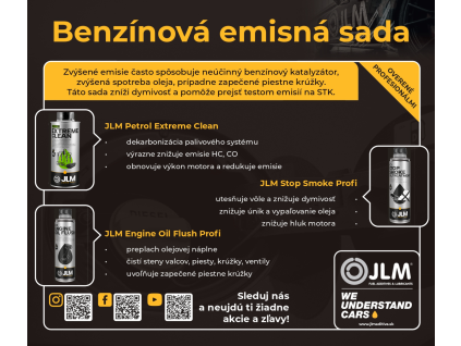 Benzinova emisna sada