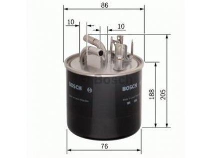 Palivový filter BOSCH 0 450 906 459
