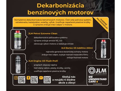 JLM dekarbonizacia benz motorov