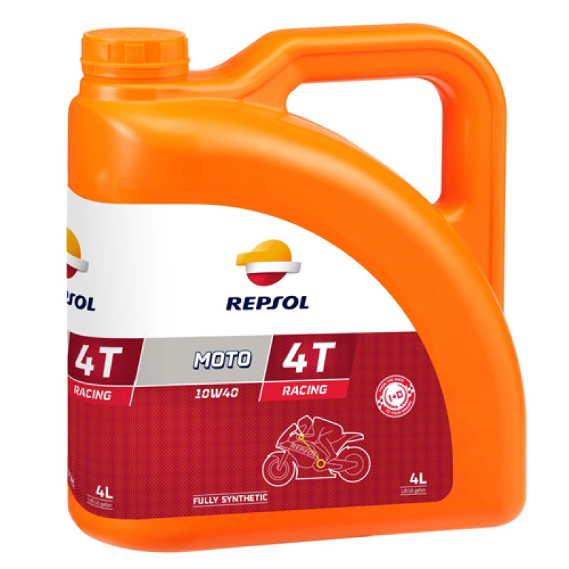 Repsol Moto Racing 4T 10W-40 4L - motorove-oleje.eu