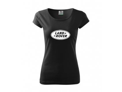 dámske tričko land rover čierne