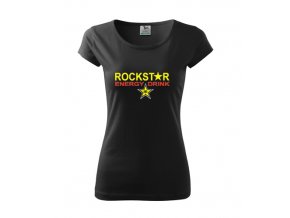 dámske tričko rockstar čierne 2