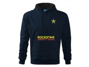 mikina s kapucňou rockstar tmavomodrá 2