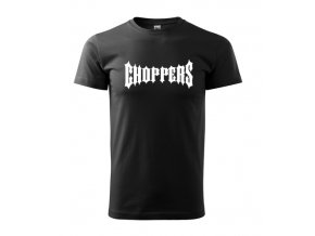 čierne tričko choppers