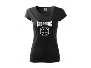 dámske tričko choppers čierne 2