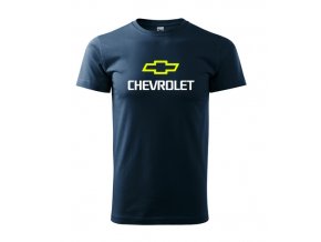 tmavomodré tričko chevrolet