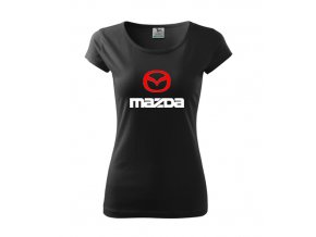 dámske tričko mazda čierne 2