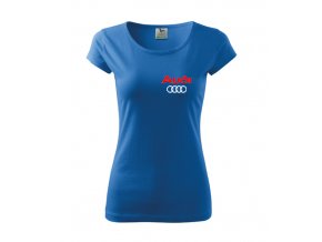 dDámske tričko audi, modré 2