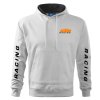 mikina s kapucňou ktm biela