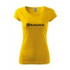 dámske tričko husqvarna žlté 2